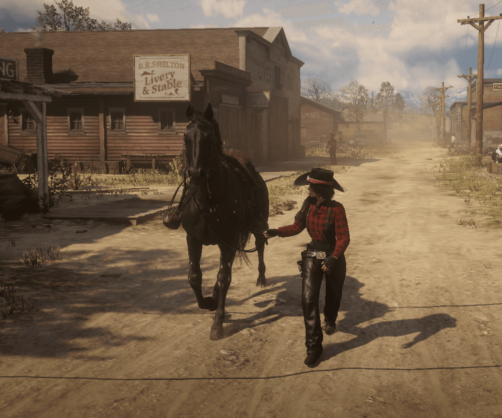 Domadora de caballos en Redención
