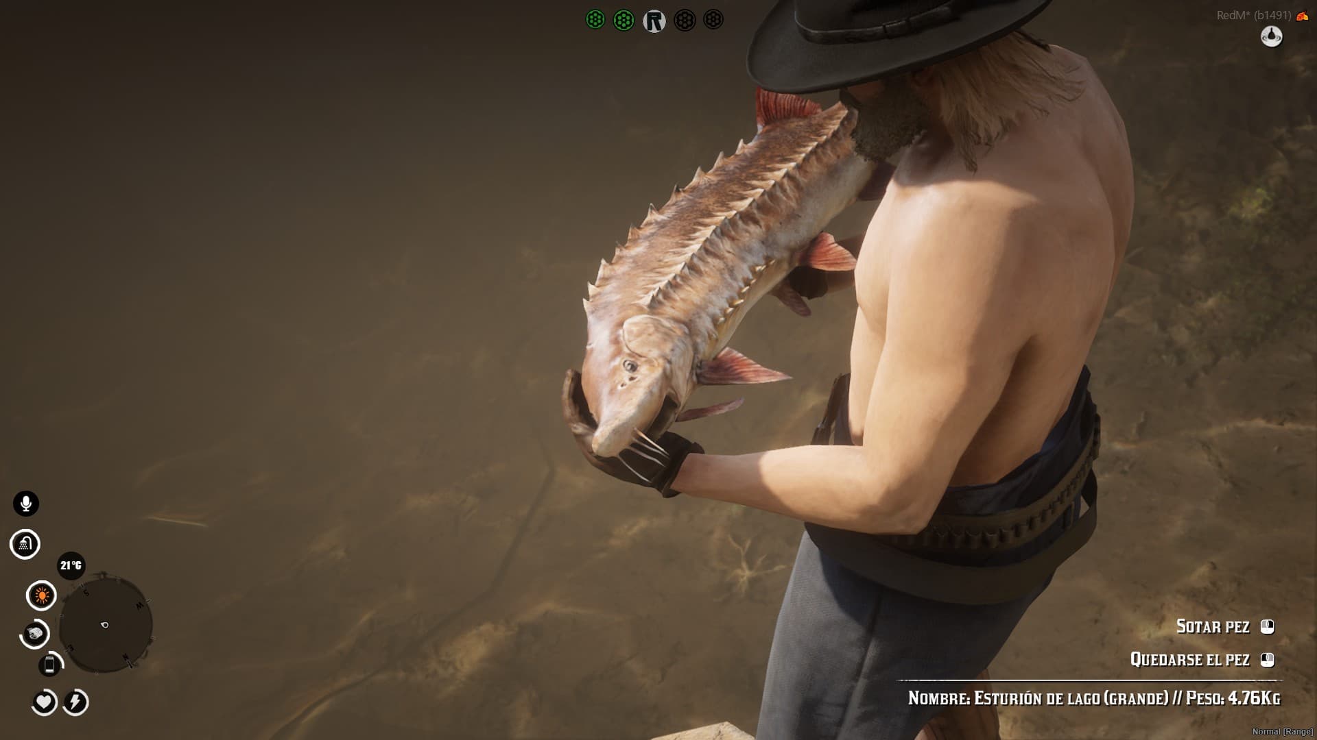 Pescando en los ríos del condado de Redención
